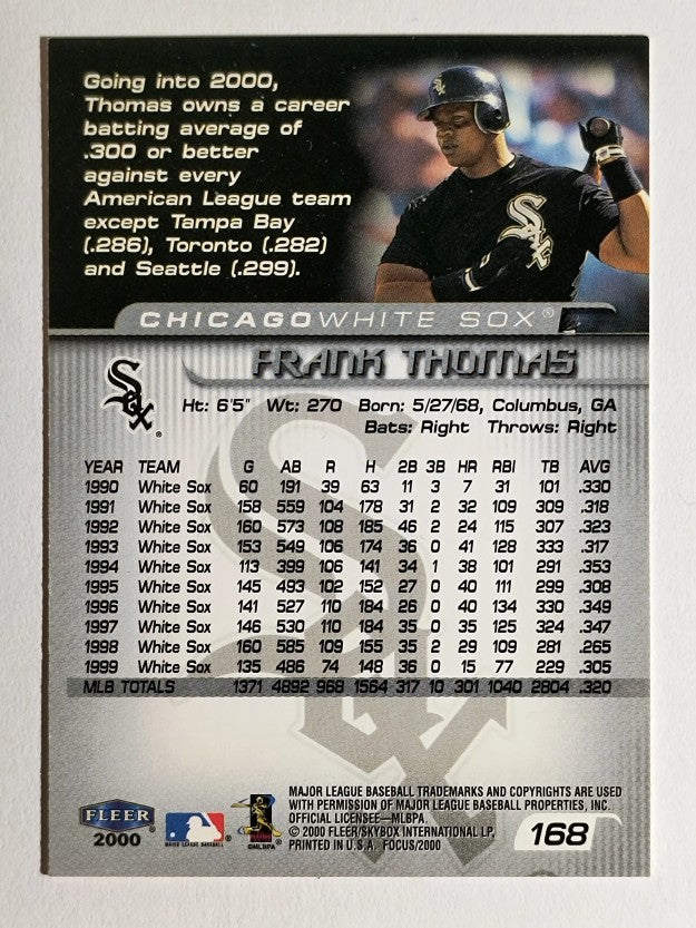 2000 Fleer Focus #168 Frank Thomas