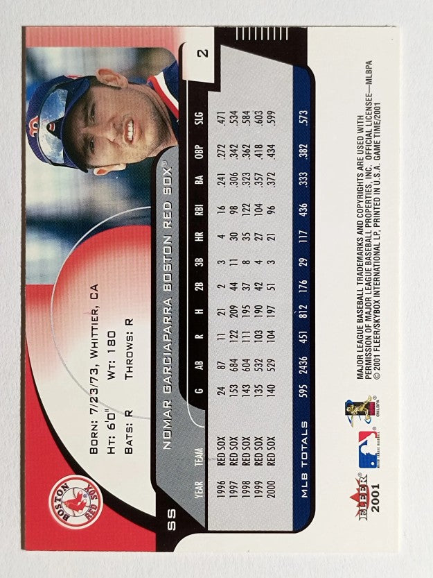 2001 Fleer Game Time #2 Nomar Garciaparra
