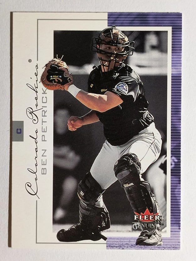 2001 Fleer Genuine #47 Ben Petrick