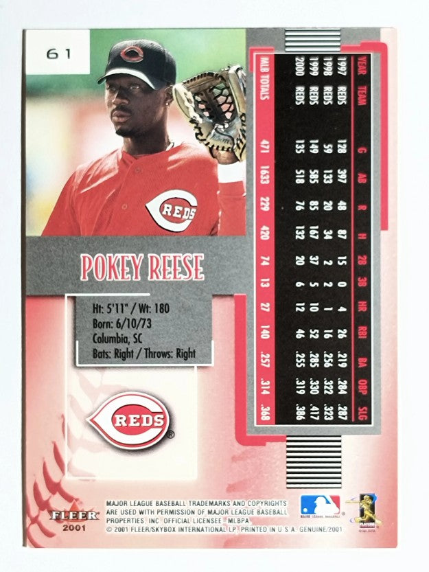2001 Fleer Genuine #61 Pokey Reese