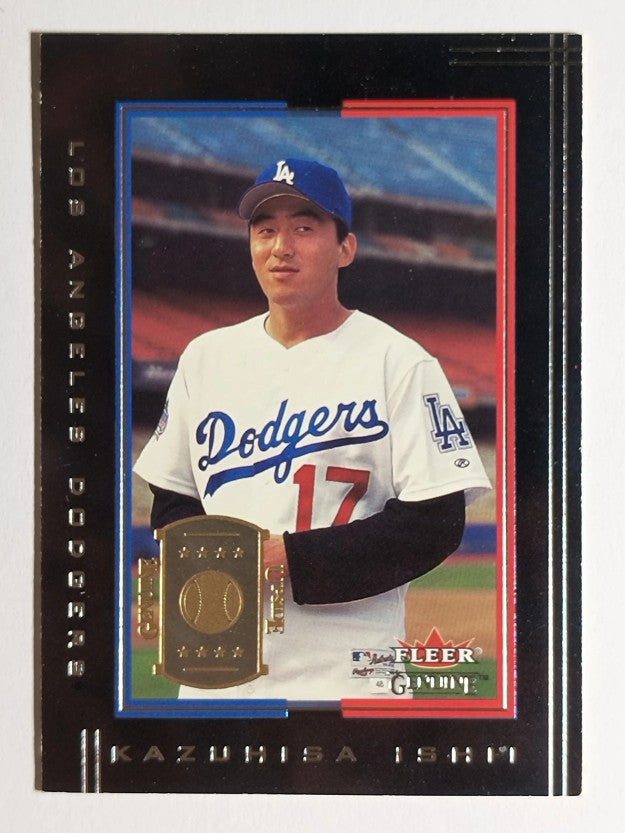 2002 Fleer Genuine #124 Kazuhisa Ishii UP RC (NM)