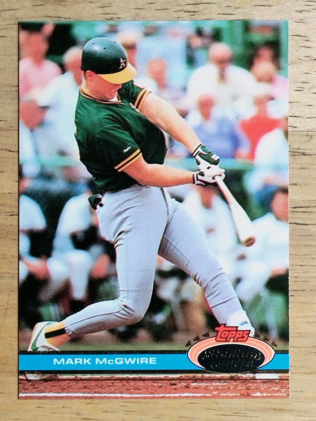 1991 Stadium Club #399 Mark McGwire