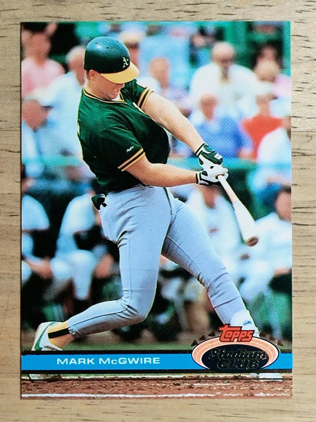 1991 Stadium Club #399 Mark McGwire