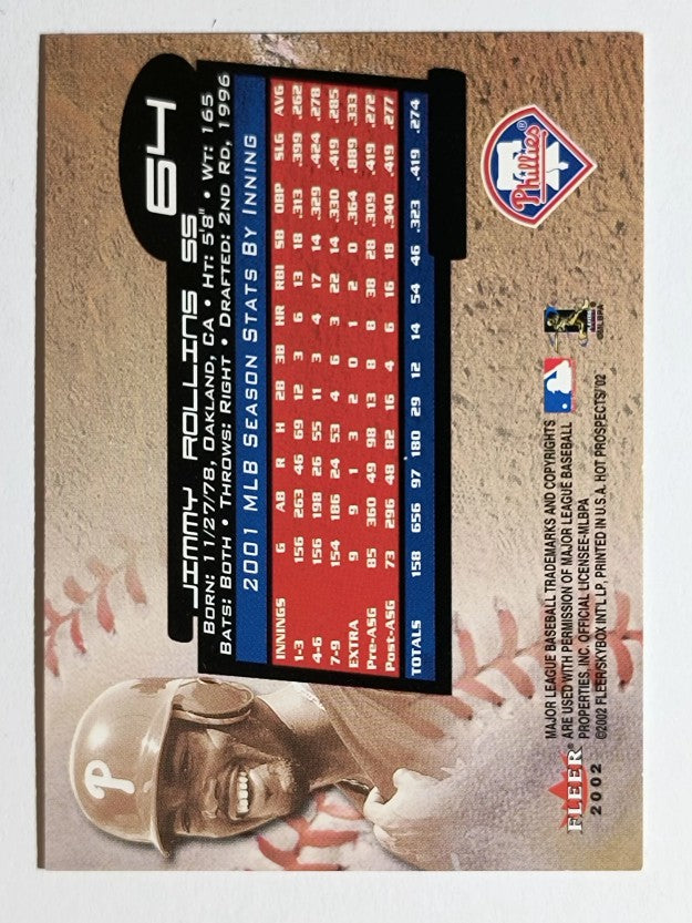 2002 Hot Prospects #64 Jimmy Rollins