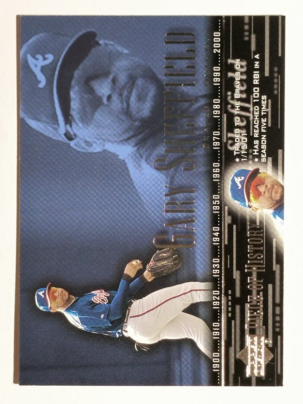 2002 UD Piece of History #48 Gary Sheffield