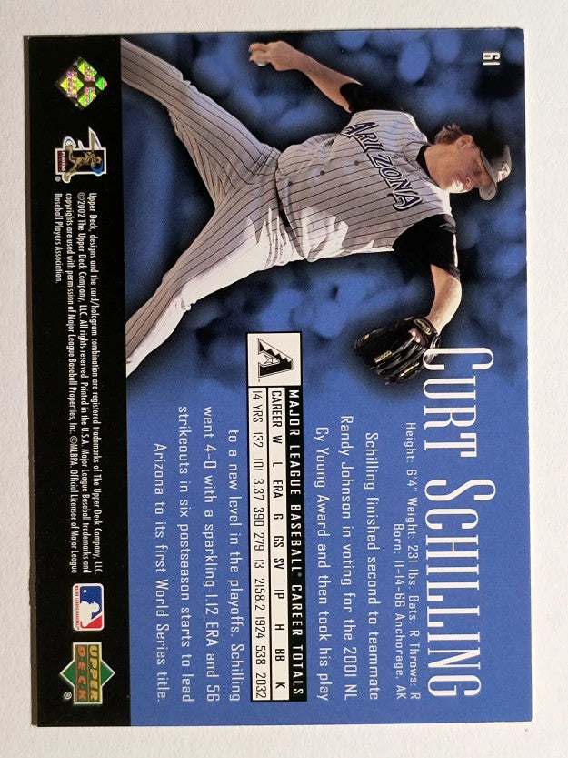 2002 UD Piece of History #61 Curt Schilling