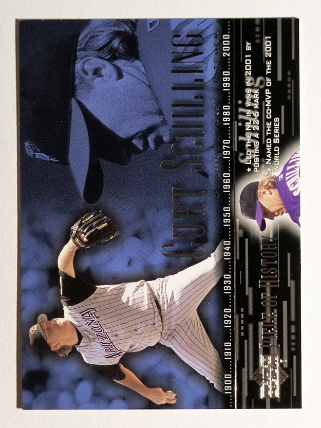 2002 UD Piece of History #61 Curt Schilling
