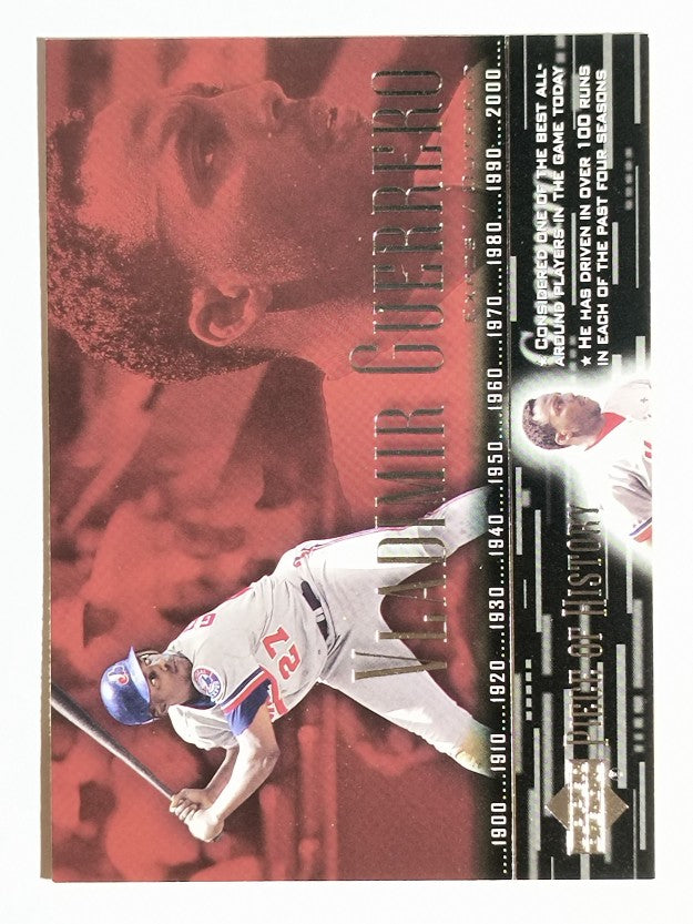 2002 UD Piece of History #69 Vladimir Guerrero
