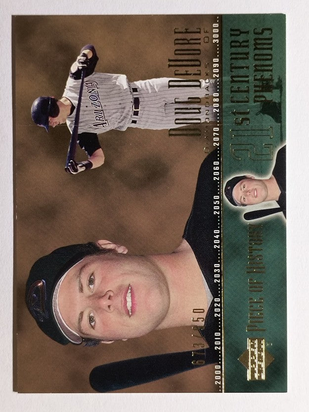 2002 UD Piece of History 21st Century Phenoms 950 #103 Doug Devore 21CP