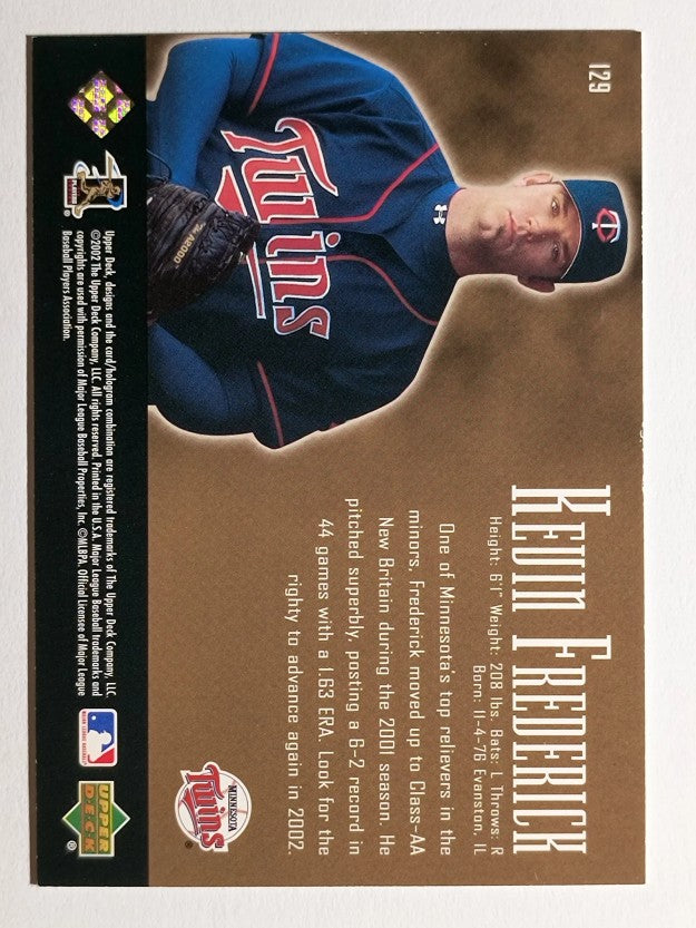 2002 UD Piece of History 21st Century Phenoms 950 #129 Kevin Frederick 21CP