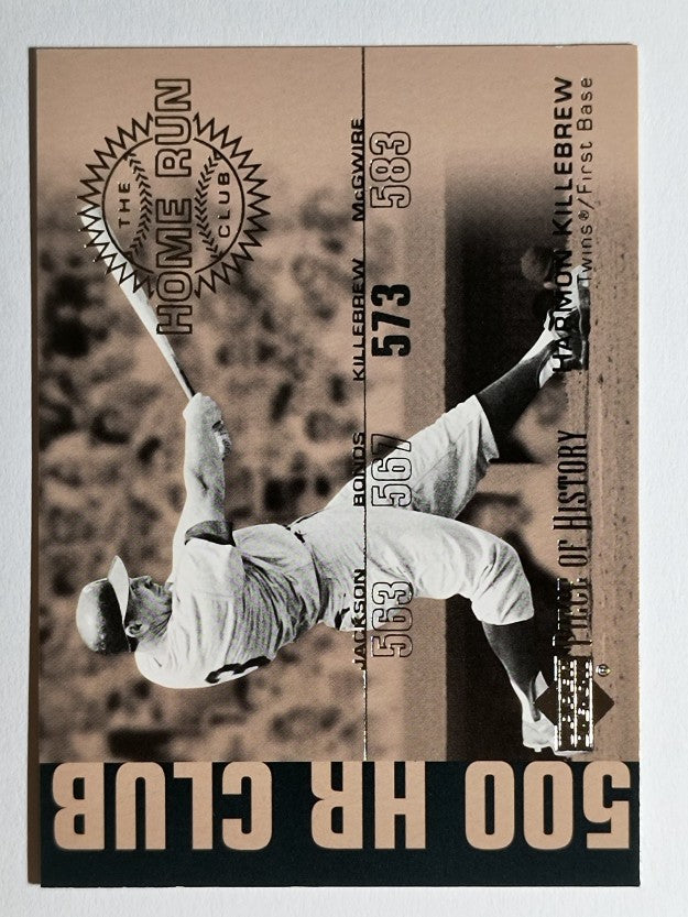 2002 UD Piece of History 500 Home Run Club #HR1 Harmon Killebrew