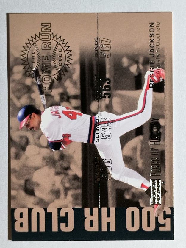 2002 UD Piece of History 500 Home Run Club #HR3 Reggie Jackson