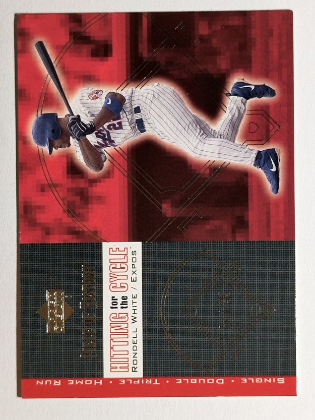 2002 UD Piece of History Hitting for the Cycle #H19 Rondell White