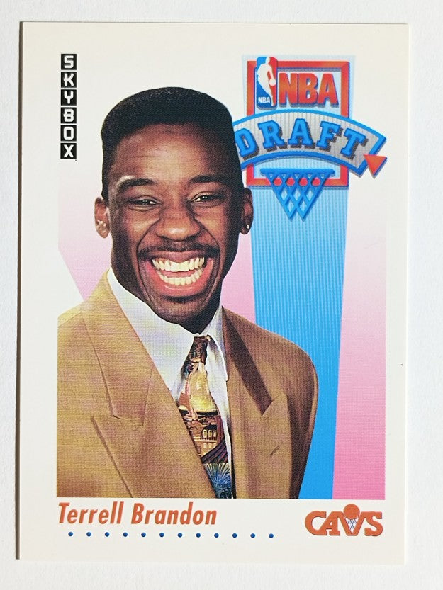 1991-92 SkyBox #523 Terrell Brandon RC