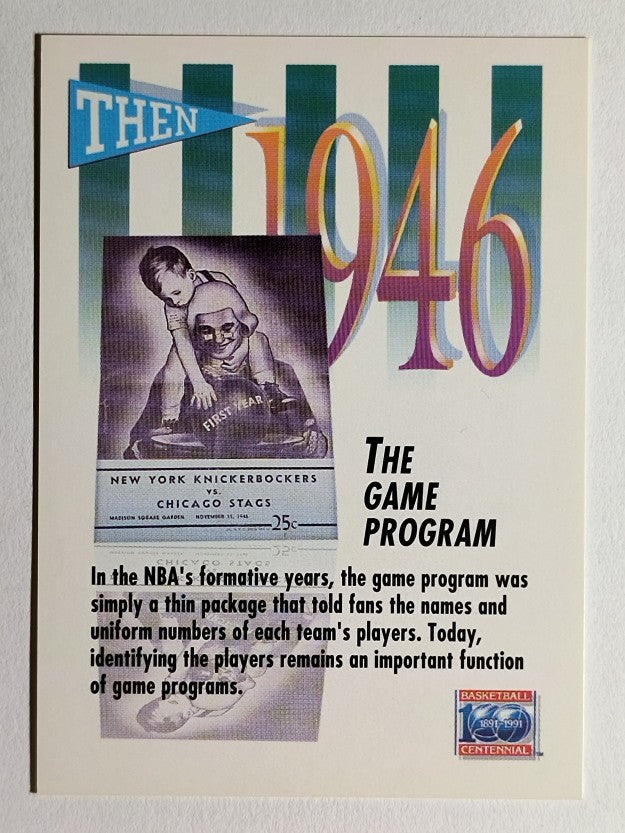 1991-92 SkyBox #527 The Game Program