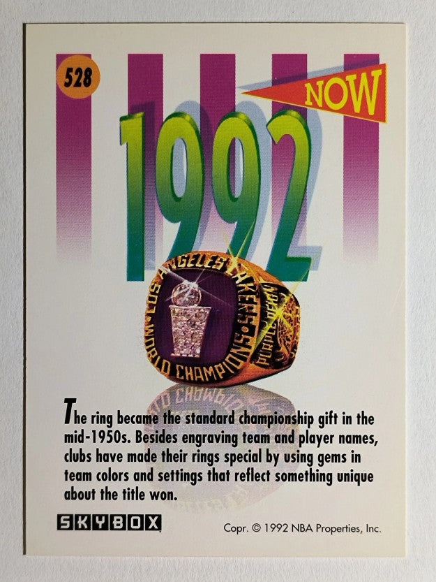 1991-92 SkyBox #528 The Championship Gift