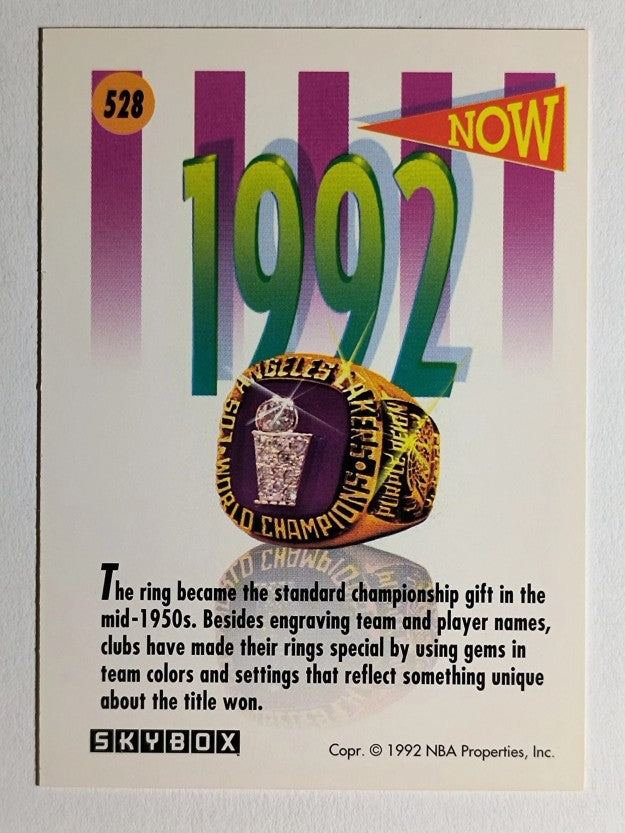 1991-92 SkyBox #528 The Championship Gift