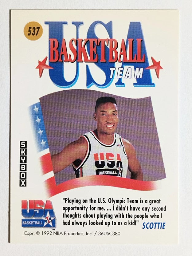 1991-92 SkyBox #537 Scottie Pippen USA