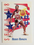 1991-92 SkyBox #551 Hersey Hawkins USA