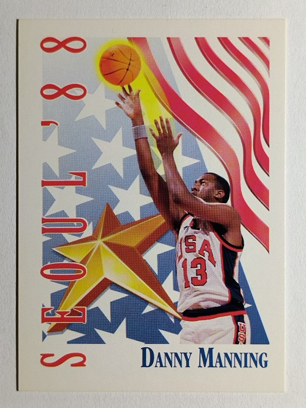 1991-92 SkyBox #553 Danny Manning USA