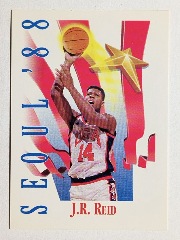 1991-92 SkyBox #554 J.R. Reid USA