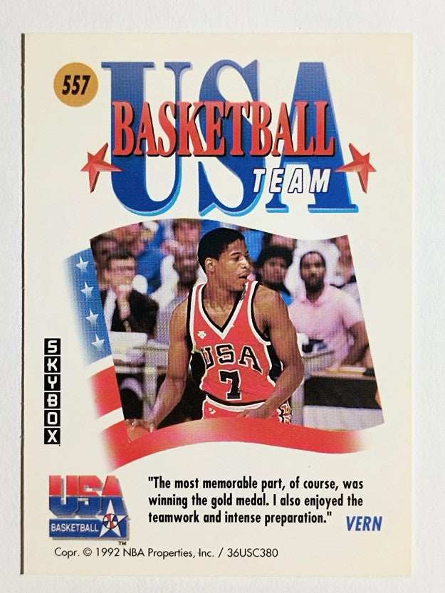 1991-92 SkyBox #557 Vern Fleming USA