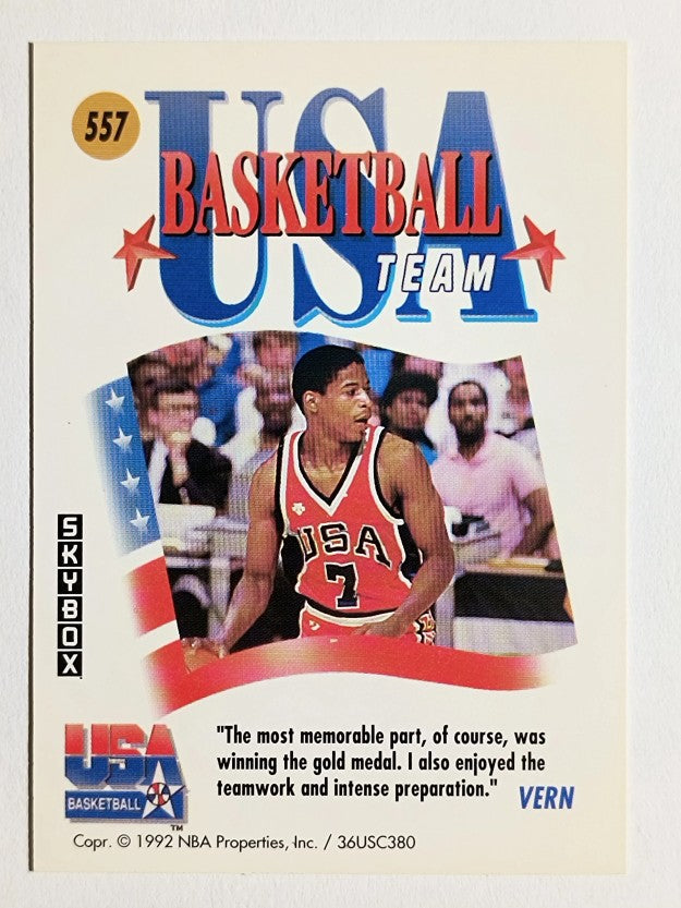 1991-92 SkyBox #557 Vern Fleming USA