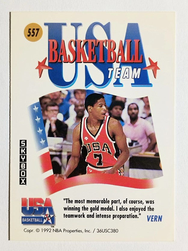 1991-92 SkyBox #557 Vern Fleming USA