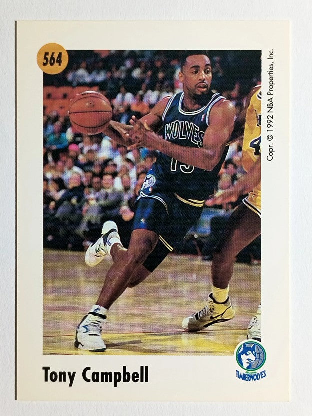 1991-92 SkyBox #564 Tony Campbell MAG