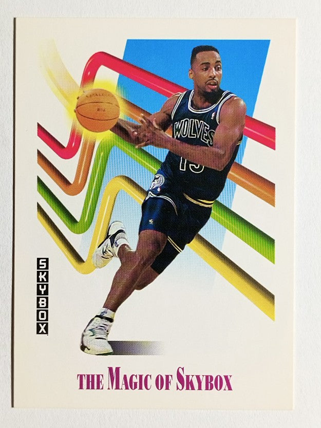 1991-92 SkyBox #564 Tony Campbell MAG