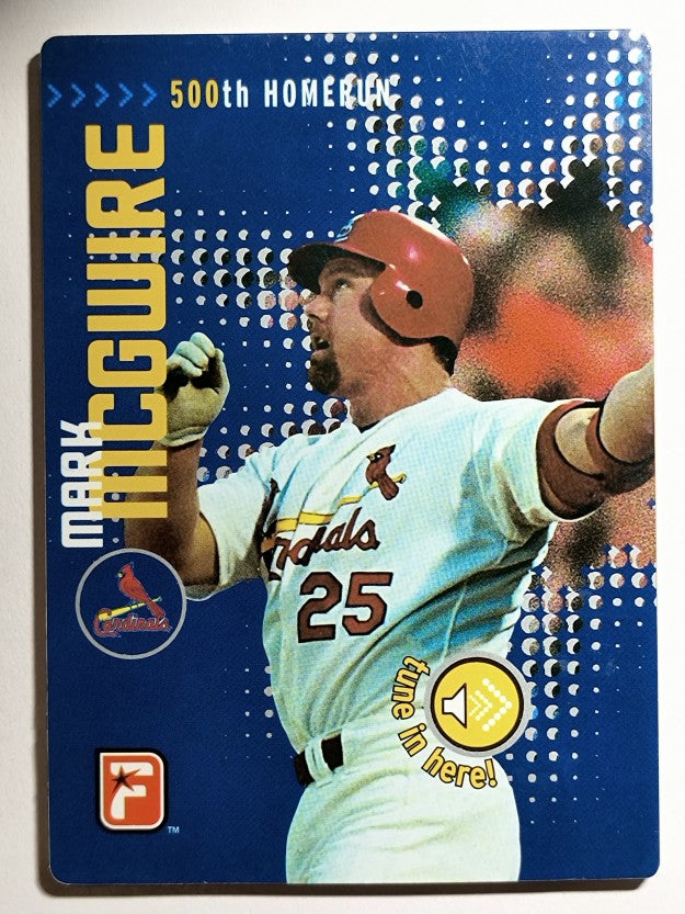 2000 Fanatics Talking StarCards #NNO Mark McGwire (Working Condition)