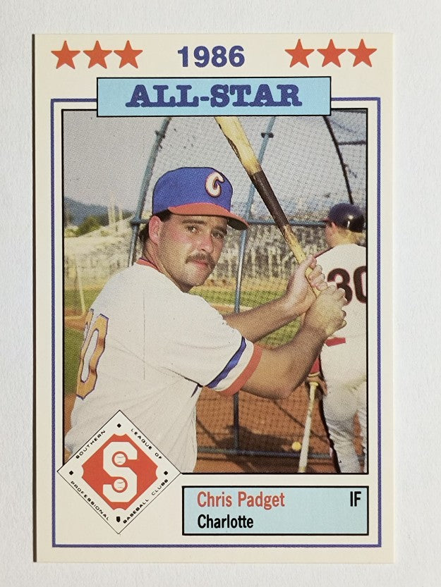 1986 Southern League All-Stars Jennings #7 Chris Padget