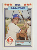 1986 Southern League All-Stars Jennings #7 Chris Padget
