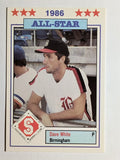 1986 Southern League All-Stars Jennings #19 Dave White