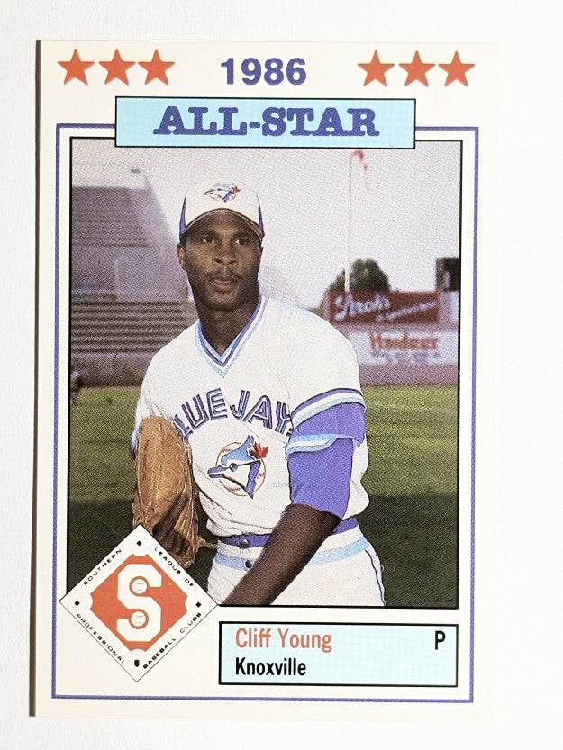 1986 Southern League All-Stars Jennings #24 Cliff Young