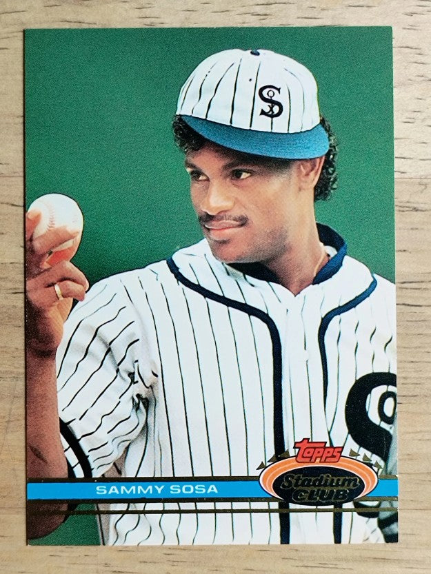1991 Stadium Club #6 Sammy Sosa