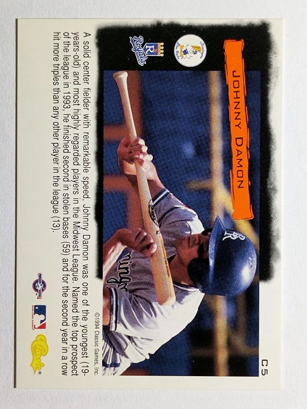 1994 Classic Cream of the Crop #C5 Johnny Damon