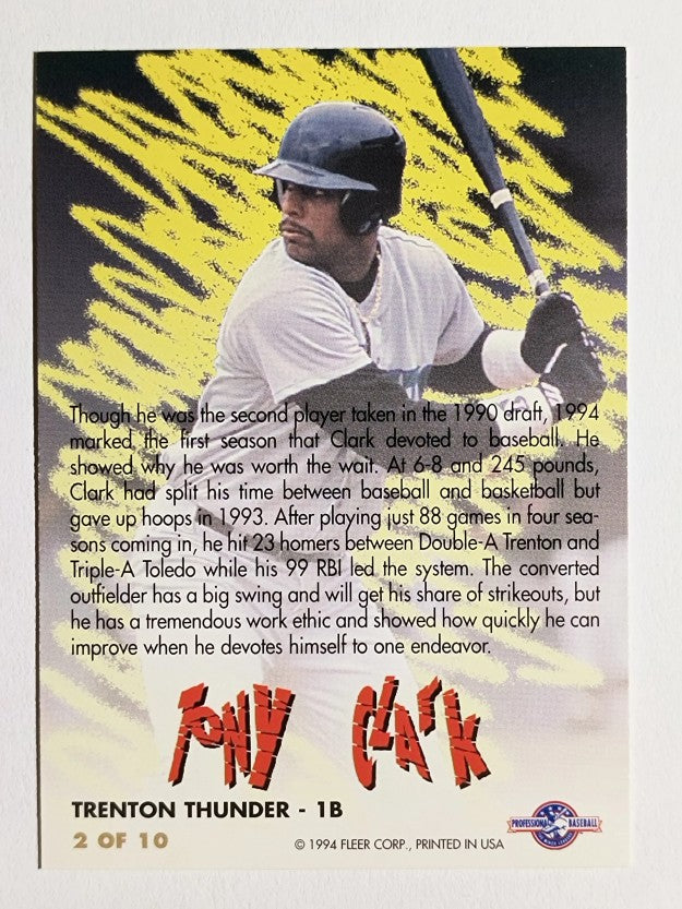 1994-95 Excel All-Stars #2 Tony Clark