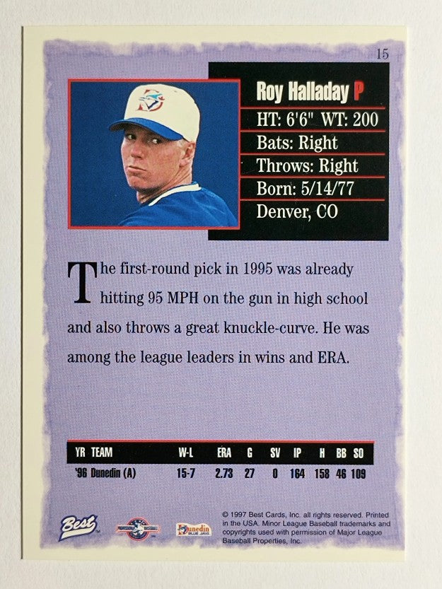 1997 Best #15 Roy Halladay (EXMT)