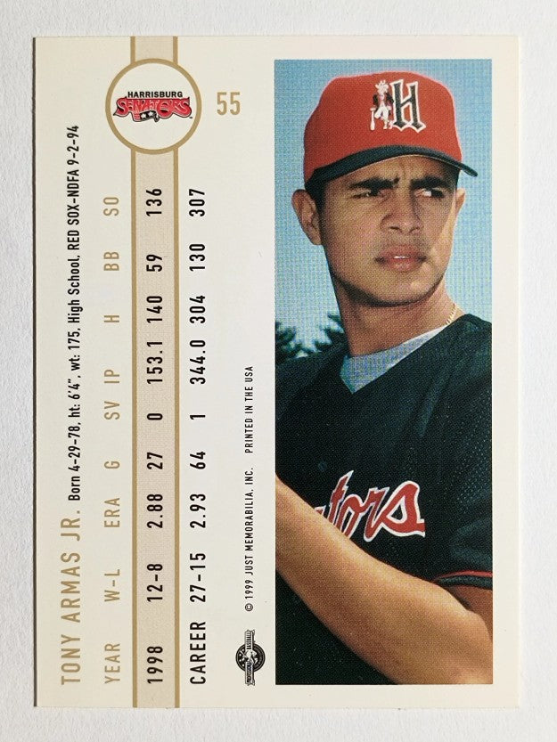 1999 Just #55 Tony Armas Jr.