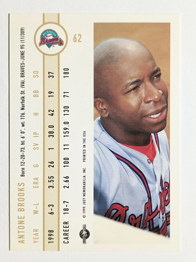 1999 Just #62 Antone Brooks