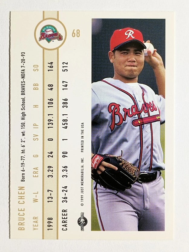 1999 Just #68 Bruce Chen