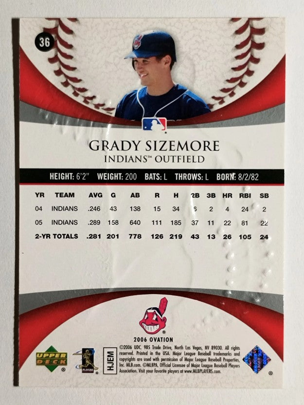2006 Upper Deck Ovation #36 Grady Sizemore