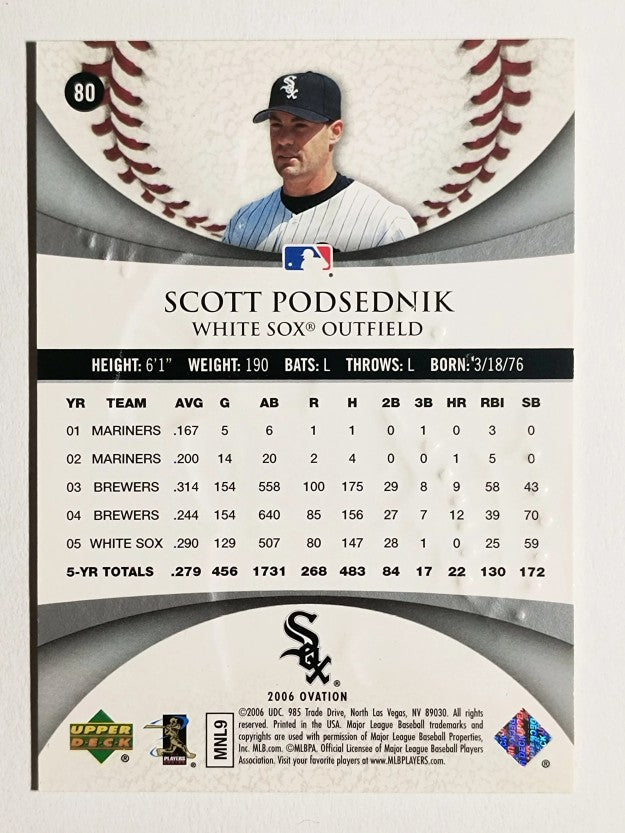 2006 Upper Deck Ovation #80 Scott Podsednik