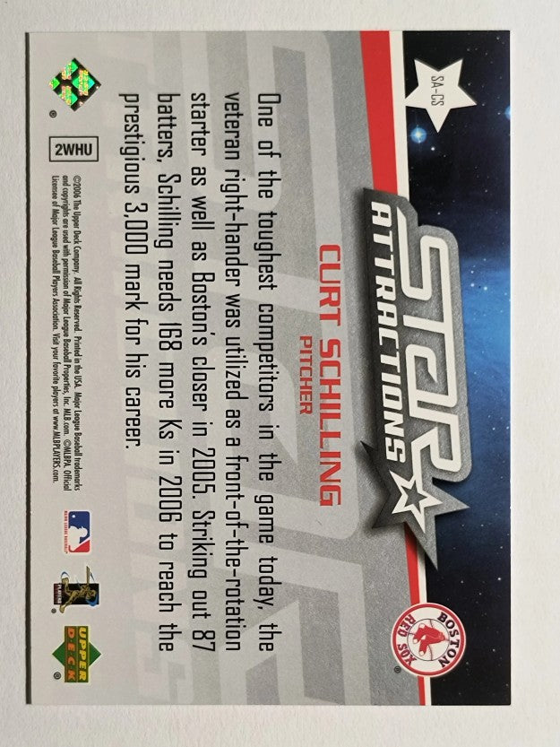 2006 Upper Deck Star Attractions #CS Curt Schilling