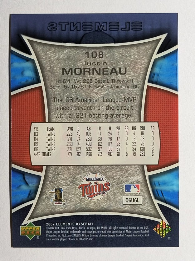 2007 Upper Deck Elements #108 Justin Morneau