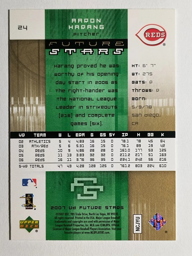 2007 Upper Deck Future Stars #24 Aaron Harang