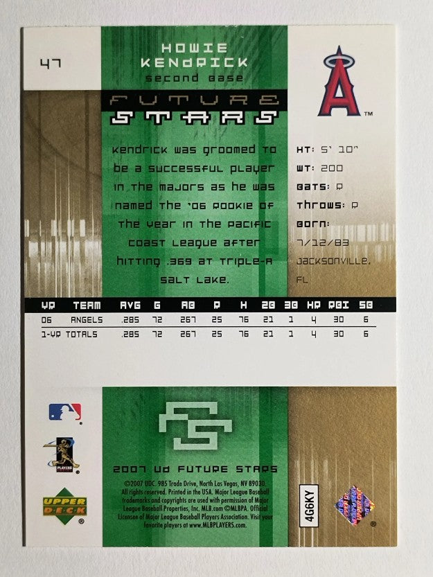 2007 Upper Deck Future Stars #47 Howie Kendrick