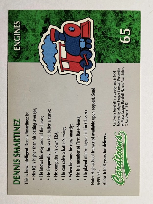 1993-95 Cardtoons #65 Dennis Smartinez