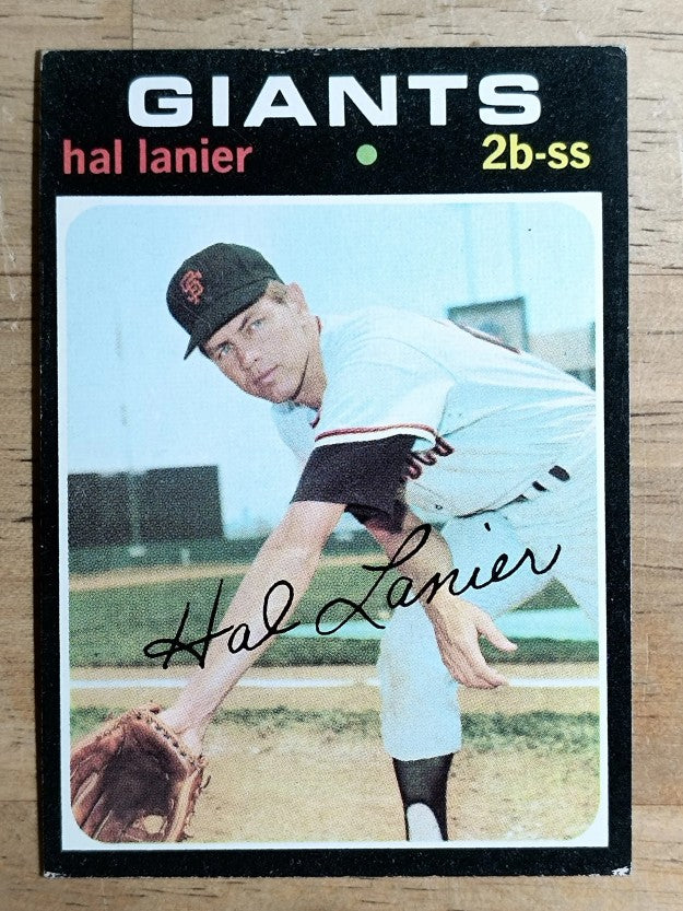 1971 Topps #181 Hal Lanier (EX)